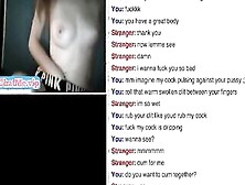 Slender Teen Masturbating On Webcam Chat