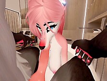 I Adore Sucking My Boyfriend's Hard Cock In Vrchat While Fully Immersed