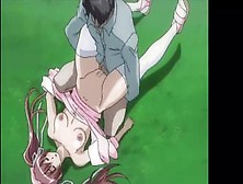 Beautiful Round Titted Hentai Nurse Getting Fucked In The Garden