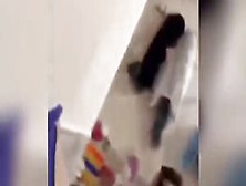 Vietnamese Girlfriend Fucked Secretly While Roommate Comes To Close The Door