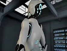 Fucking Butt Of Robotic Woman 3D