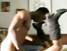 Black Young Gal Gets Her Booty Pumped Hard By His Black Schlong