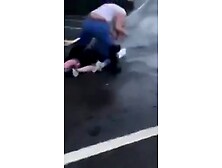 Traveler Woman Fighting Beatdown