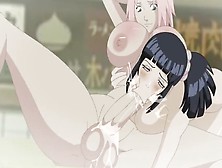 Naruto - Sakura Vs Hinata Massive Anime Strong Futa Battle P43