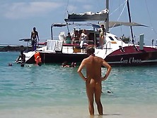 Nude On A Public Beach #6 Cfnm