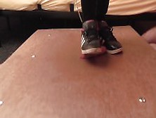 Sneakers And Balerina Hard Cock Crush