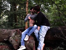 Lovers Getting Horny Outdoors