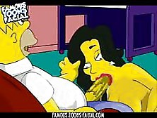Os Simpsons Trio Vídeo Pornô