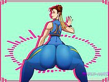 Chun Li Shakes Her Big 53 Year Old Ass - Super Extended Looped X5 Edition