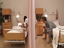 Japanese Nurse Gets Intimate With Older Lover