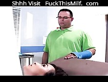 The Gynecologist Brought The Patient To A Powerful Squirt