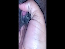 Girlfriend Fingers Me While Toy Sucks My Clit Until I Nut