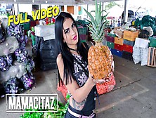 Carne Del Mercado - Tattooed Hispanic Melina Zapata Ends Up With Her Mouth Full Of Jizz Full Scene