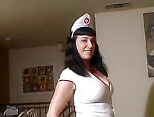 Sultry Milf In Nurse Outfit Pleases Herself