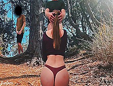 Sharing Wife’S Snatch For A Quick Fuck While Hiking | Cuck-Old Hiding The Woods And Jerking
