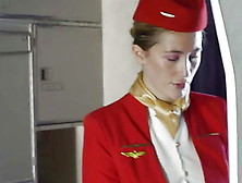 Stewardess Fucks A Passenger On A Plane
