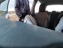 Cuckold Husband Asks A Trucker To Get Sucked By His Wife On The Highway.  Dogging Voyeur
