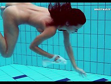 Hot Boobs And Shaved Pussy Underwater