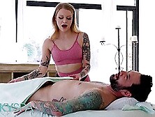 Paris White's Stepdad Can't Resist Her Skills & They End Up Fucking In A Happy Way
