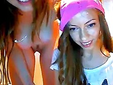Goofy Webcam Girls Playing Around