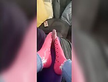 Amateur Sock Job Feet Job With Cum Inside Socks And Wearing Them After Runnerbean87