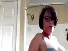 Tiny Submissive Mommy Showing Her Big Boobs And Ass