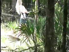 Chick Spied On While Shooting Her Gun And Gets Challenged By Guy