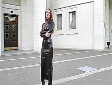 Black Latex Dress