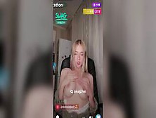 Russian Beauty Tight Pussy Got Fucked With Giant Dildo Swag Live Babytoy
