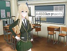 3D Hentai (Haganai) Sena Kashiwazaki "sex In School. "