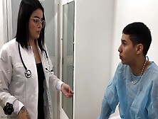 Doctor With Massive Behind Helps Her Patient With His Erection Problem - In Spanish