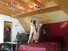 Bitch Gets Some Twat Torture Whilst Being All Tied Up