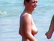 Marina Carmen & Heike Topless On A Beach