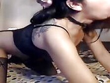Horny Chick On A Hard For Chicks And Nasty Face Fu