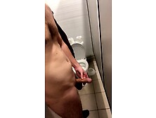 Naked Faggot Cum In Public Toilet