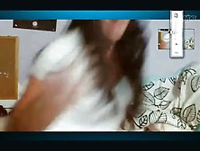 Teen Skype Shows Ass