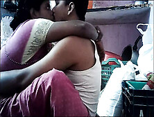 Indian Wife Romantic Kissing Ass