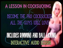 A Lesson In Cocksucking Includes Rimming And Ball Licking
