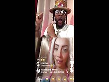 Instagram Model Pinkky Ny And Wife Teases Gold Gad On Instagram Live