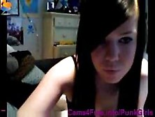 Emo Hot Young Teen Girl Ilyjeannie On Cam!