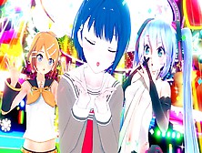 Project Sekai Colorful Stage Cartoon Cartoon Mix Of (Hatsune Miku,  Haruka Kiritani,  Kagamine Rin)
