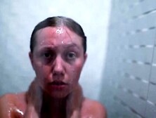 Naked Girl Showering Drowned