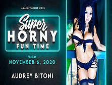 Lusty Girlfriend Audrey Bitoni Invited Another Babe For A Good Ffm