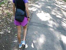 Outdoor Agent - Outdoor Flashing Leads To Risky Fellatio Next To River Inside Park From Bombshell Amateur Beauty