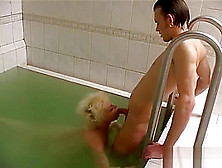 Old Mature Skinny Granny Mom Was Fucked In Swimming Pool