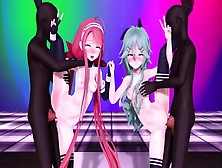 Mmd Kawakaze And Yamakaze (Yuri, Sex Party, Impregnate) (Submitted By 角谷)
