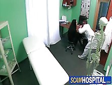 Hot Gorgeous Babe Gets Her Sweet Pussy Fucked By Her Doctor