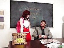 Sexy Student Trinity May Tiding Her Teachers Cock