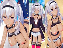 【エロゲーコイカツ！】Vtuber 魔使マオ3Dcg巨乳アニメ動画(バーチャルYoutuber)[Hentai Game Koikatsu! Matsukai Mao(Anime 3Dcg Video