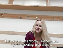 Czech Babe In Skating Rink Anal Banged For A Few Bucks